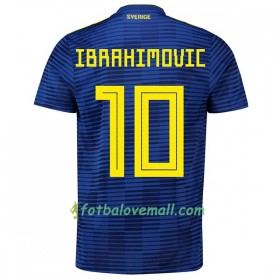Levné Švédsko Ibrahimovic 10 MS 2018 Venkovní Fotbalové dresy